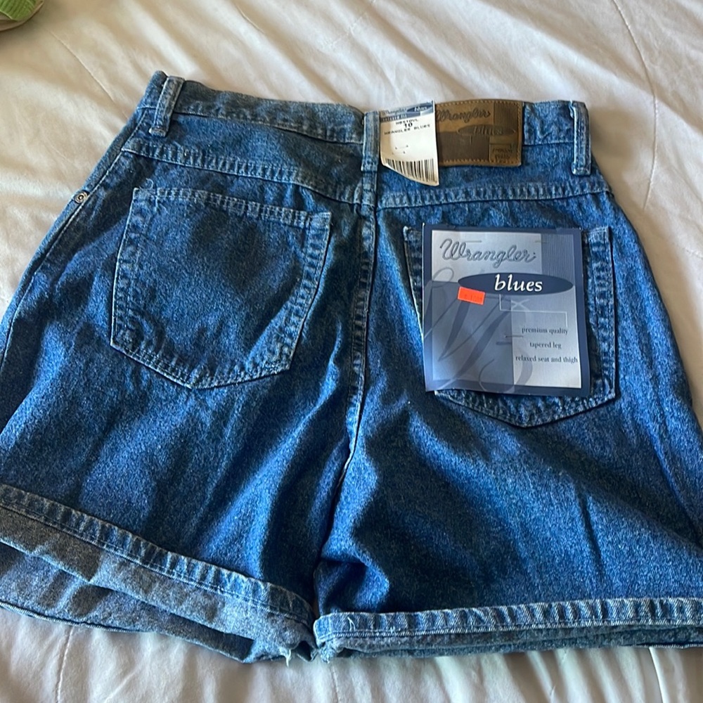 Vintage wrangler blues shorts